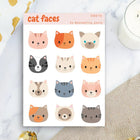 Stickers - Penpaling Paula - Cat faces - 1 - Penpaling Paula - Tidformera