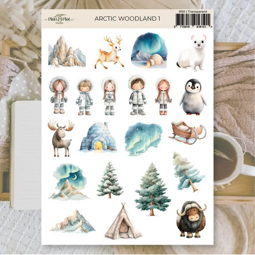 Stickers Plan & Plot Studio Vinyl - Arctic Woodland 1 - 1 - Plan & Plot Studio - Tidformera