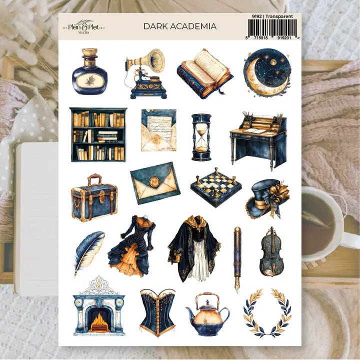 Stickers Plan & Plot Studio Vinyl - Dark Academia - 1 - Plan & Plot Studio - Tidformera