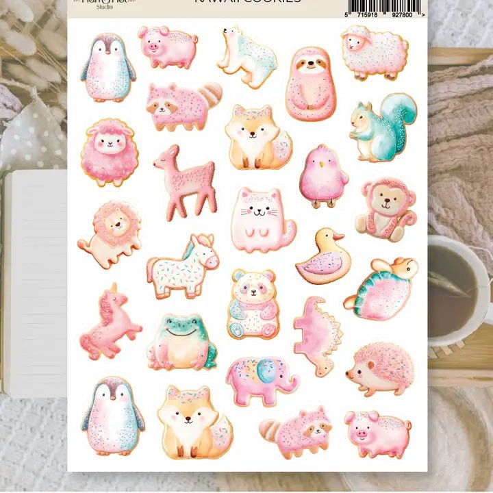 Stickers Plan & Plot Studio Vinyl - Kawaii Cookies - 1 - Plan & Plot Studio - Tidformera