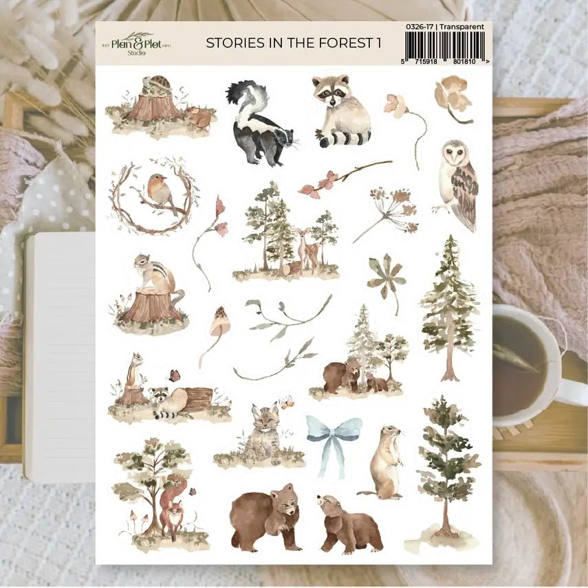 Stickers Plan & Plot Studio Vinyl - Stories in the Forest 1 - 1 - Plan & Plot Studio - Tidformera