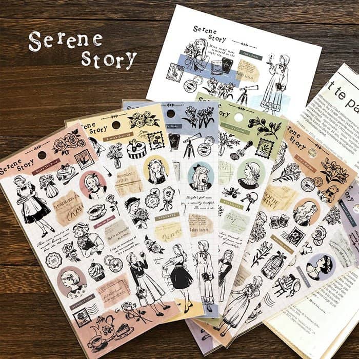 Stickers - Serene Story - Zinnia's dressing up - 3 - Mind Wave - Tidformera