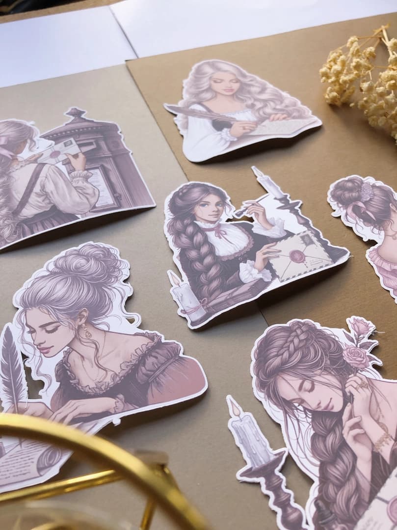 Stickers - T's Stationery - Academia Mail Girls - 3 - T's Stationery - Tidformera