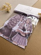 Stickers - T's Stationery - Light Academia Girls - 1 - T's Stationery - Tidformera