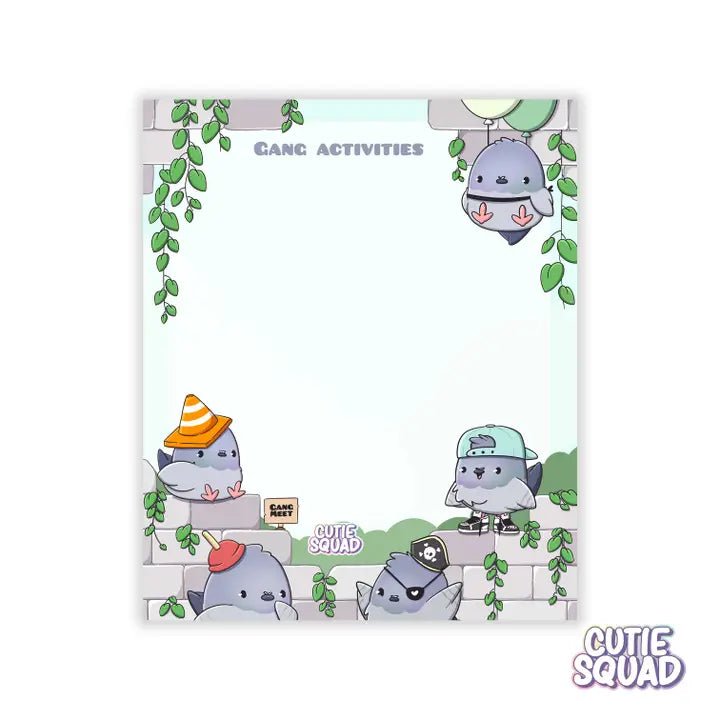 Sticky Notes - Gang activities - 1 - CutieSquad - Tidformera