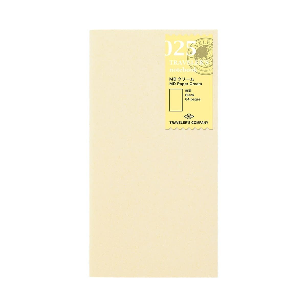 TN Regular Refill 025. MD Paper Cream - 1 - Traveler's Company - Tidformera