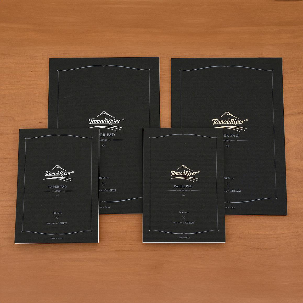 TomoeRiver Paper Pad A5 - Plain - Cream - 4 - Sakae TP - Tidformera