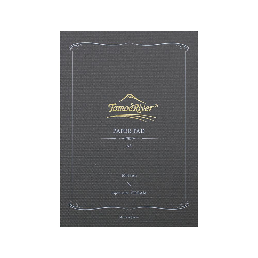 TomoeRiver Paper Pad A5 - Plain - Cream - 1 - Sakae TP - Tidformera