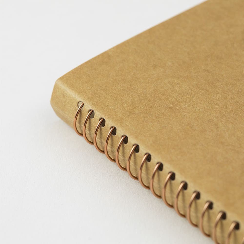 TRC SPIRAL RING NOTEBOOK A6 Slim Kraft - 5 - Traveler's Company - Tidformera