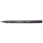 Uni Pin Brush Pen Dark Grey - 1 - Uni Mitsubishi Pencil - Tidformera