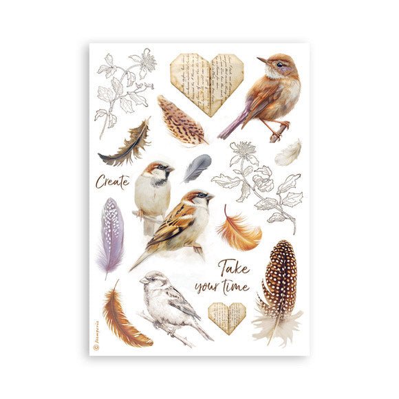 Washi pad - All Around - 5 - Stamperia - Tidformera