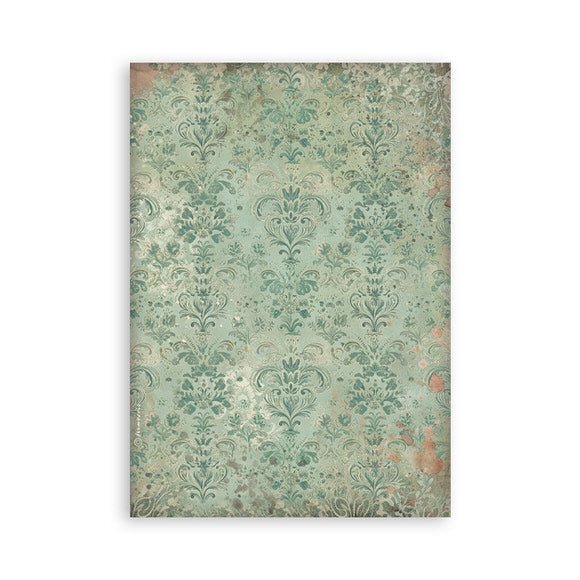 Washi pad - Gardens of time - 9 - Stamperia - Tidformera