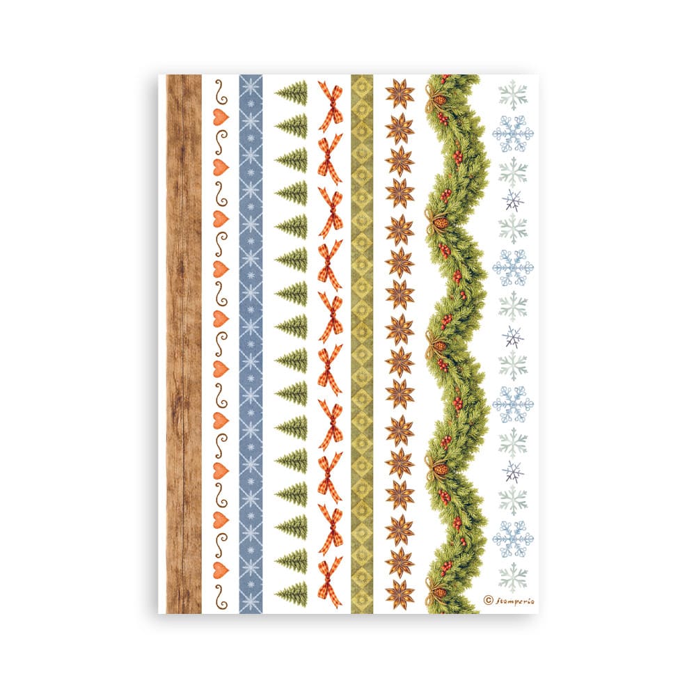 Washi pad - Silent Night - 6 - Stamperia - Tidformera