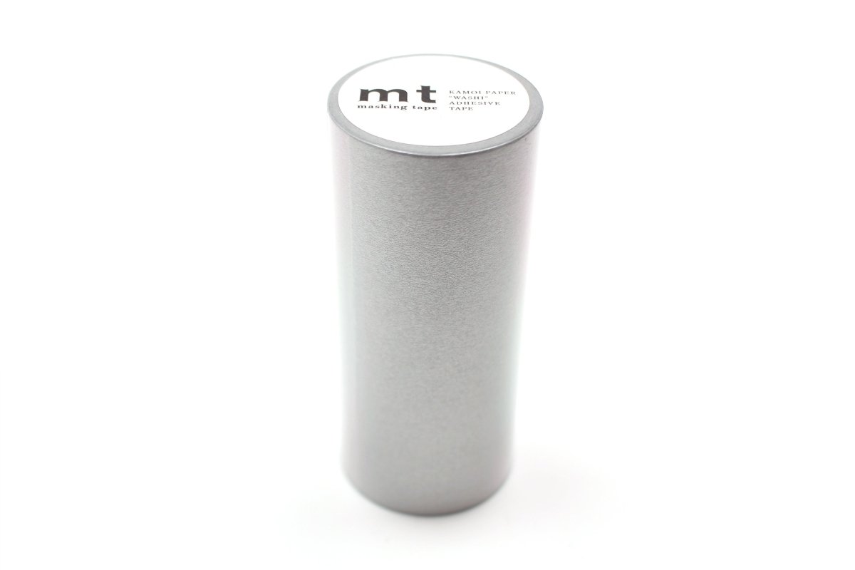 Washi Tape - 10 cm - Silver - 2 - MT masking tape - Tidformera