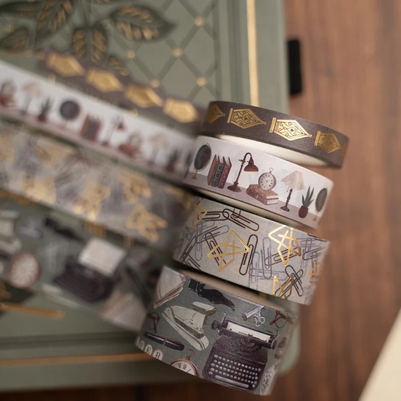 Washi tape - 4-pack - The Writer's Desk - 2 - Archer & Olive - Tidformera