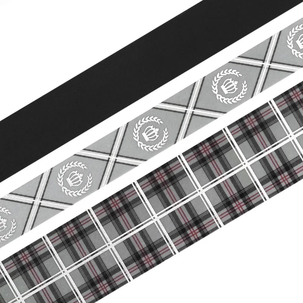 Washi tape Color Check 3 - pack - Gray - 3 - BGM - Tidformera