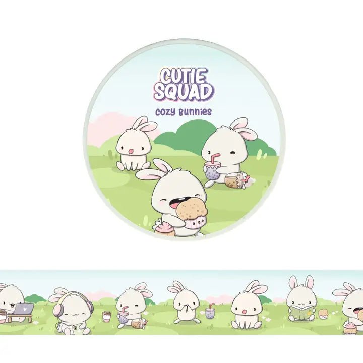 Washi tape CutieSquad - Cozy Bunnies - 1 - CutieSquad - Tidformera