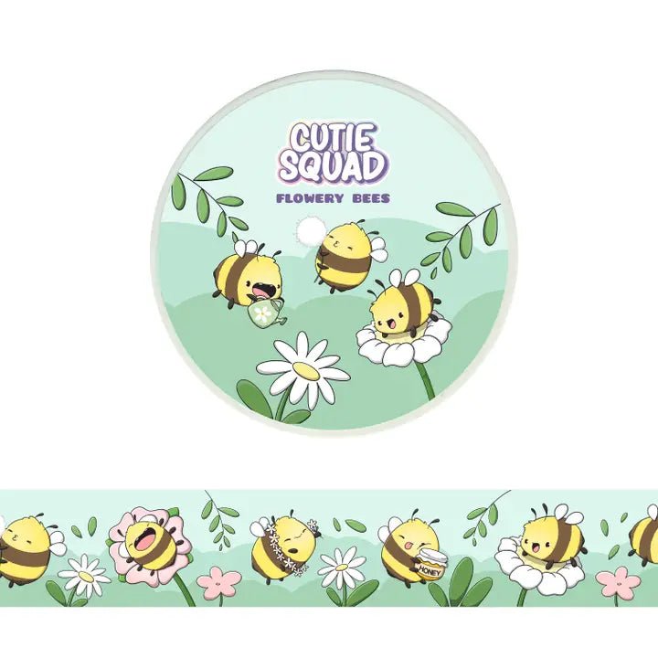 Washi tape CutieSquad - Flowery Bees - 1 - CutieSquad - Tidformera