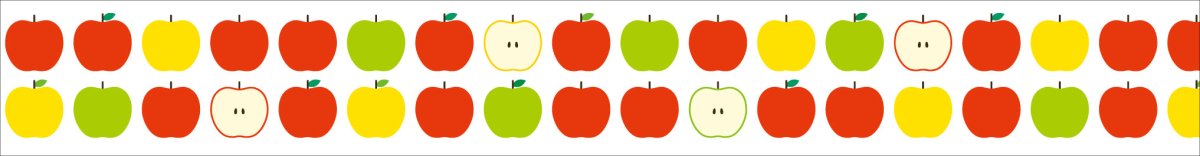 Washi Tape Ex 15 mm - Apple pattern - 3 - MT masking tape - Tidformera