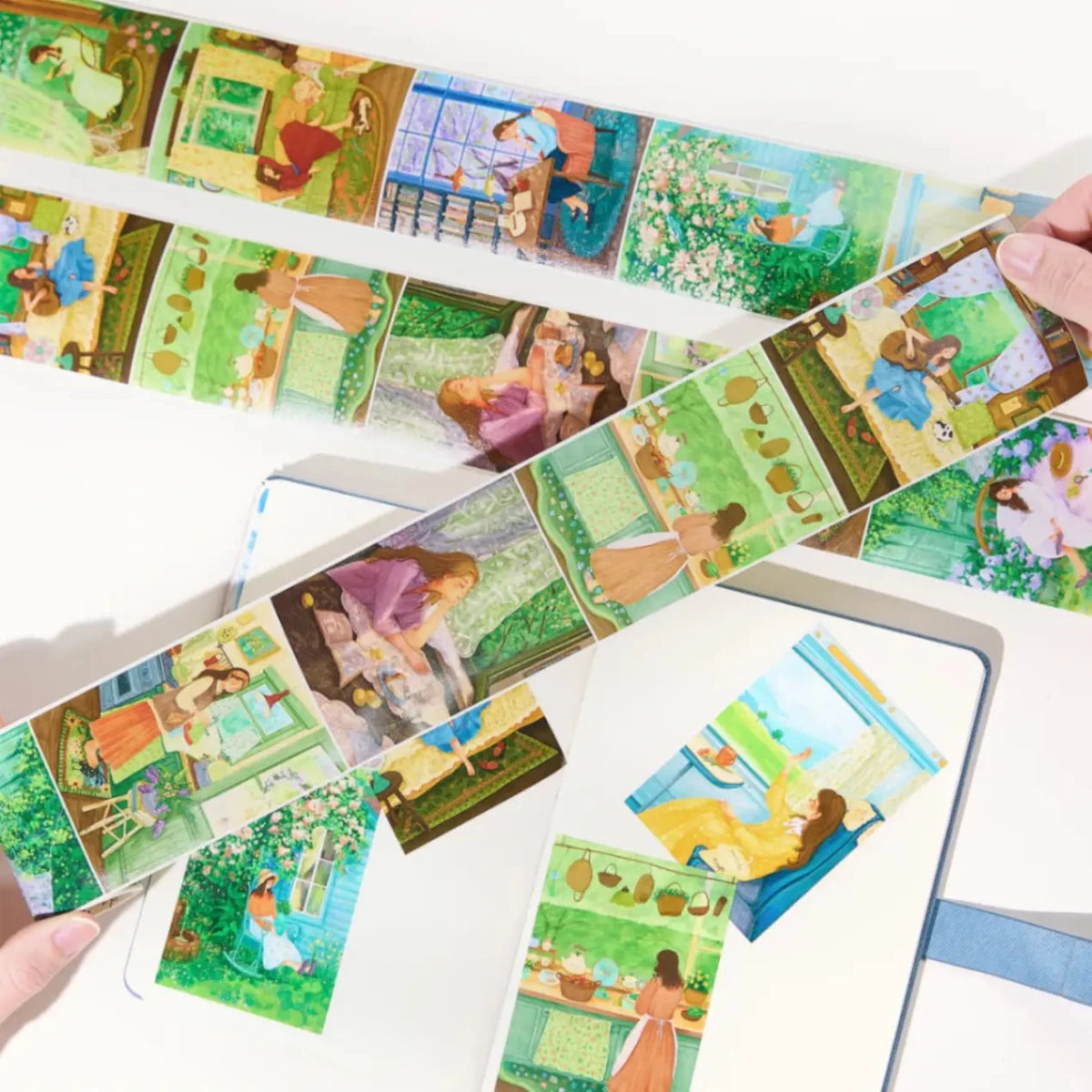 Washi Tape Garden Daydreams - 73 mm - 3 - Washi Tape Shop - Tidformera