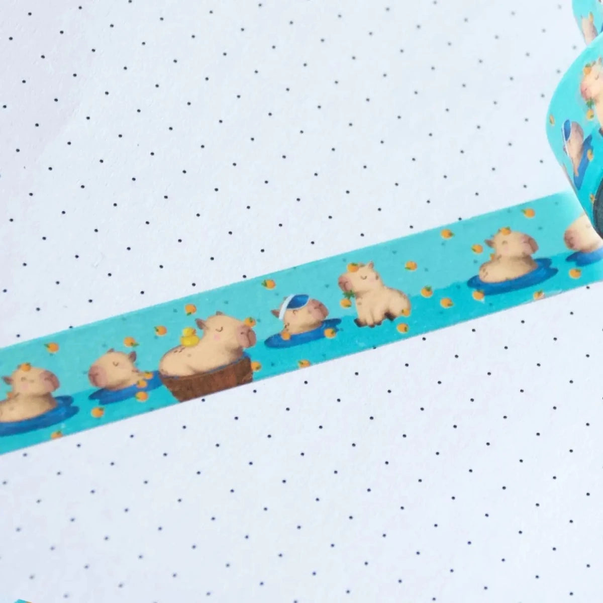 Washi tape Hop & Flop - Capybara - 2 - Hop & Flop - Tidformera