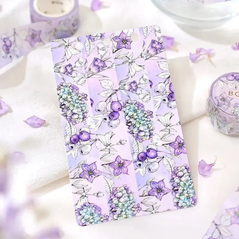 Washi tape Margin - Purple - 4 - BGM - Tidformera