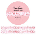 Washi tape - Penpaling Paula - True Love 15 mm - 1 - Penpaling Paula - Tidformera