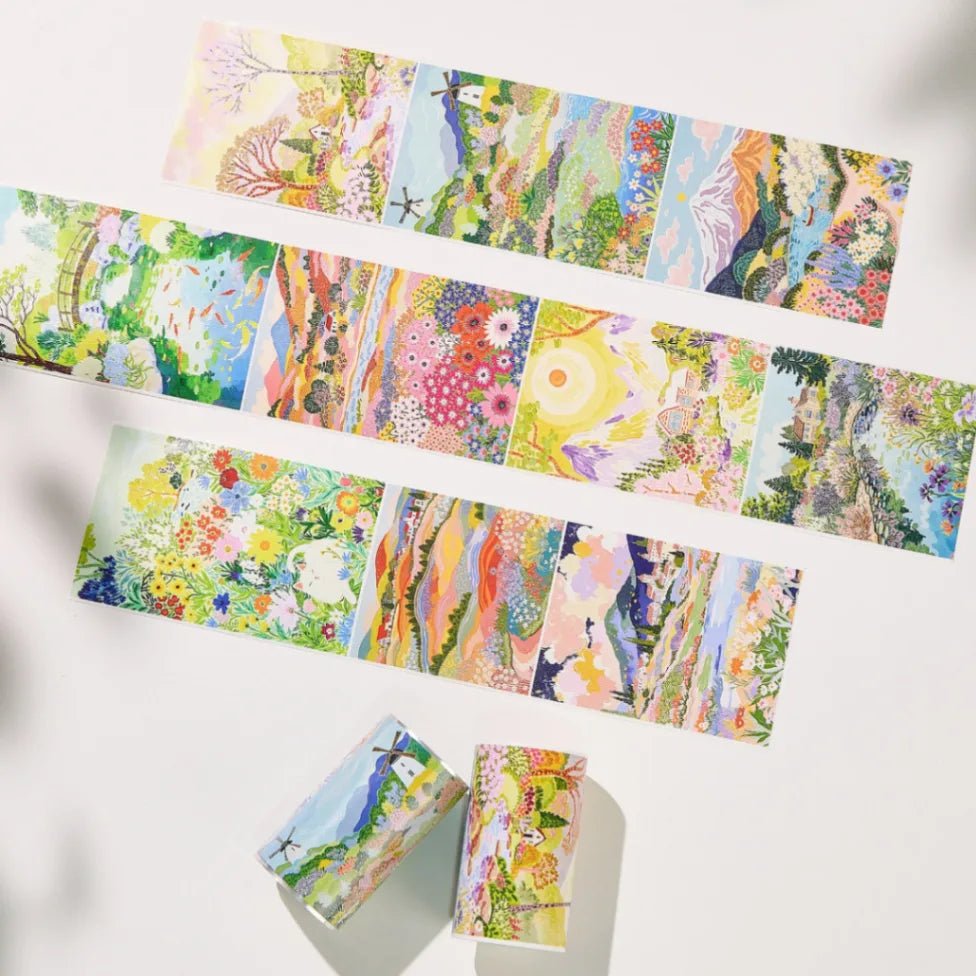 Washi Tape Spring Canvas - 75 mm - 3 - Washi Tape Shop - Tidformera