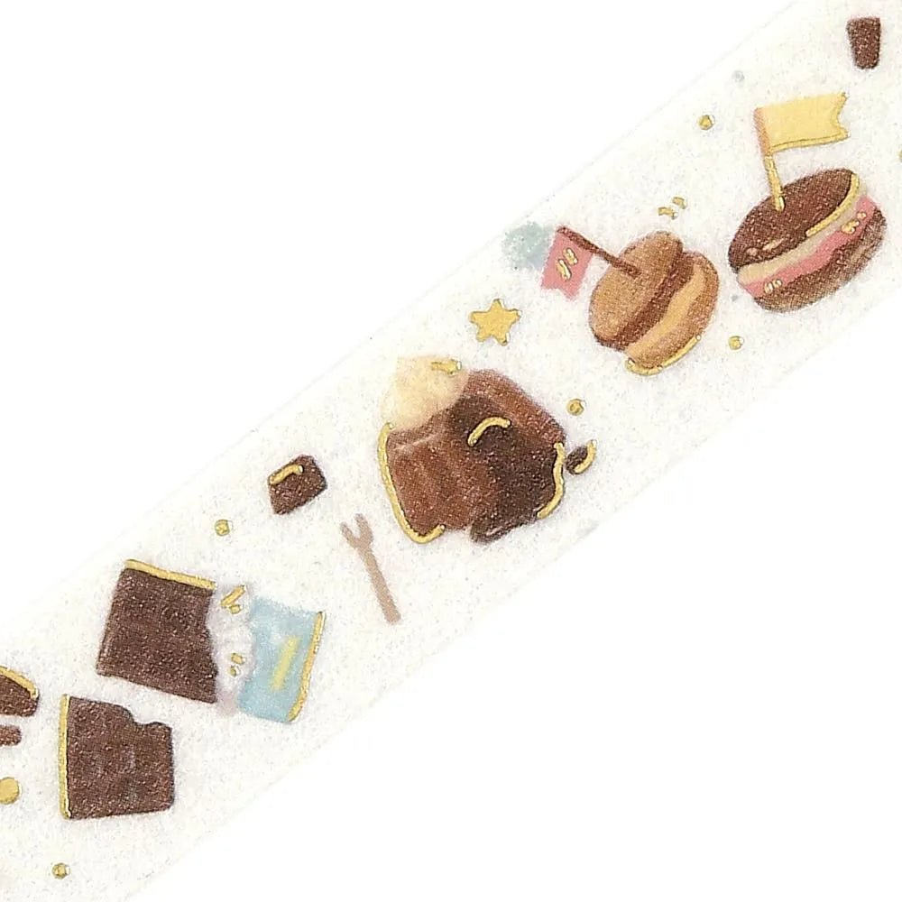 Washi Tape Tokimeki Flavor - Chocolate - 2 - BGM - Tidformera
