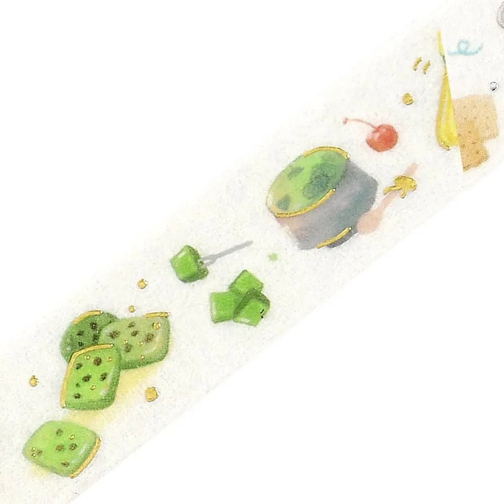 Washi Tape Tokimeki Flavor - Matcha - 3 - BGM - Tidformera