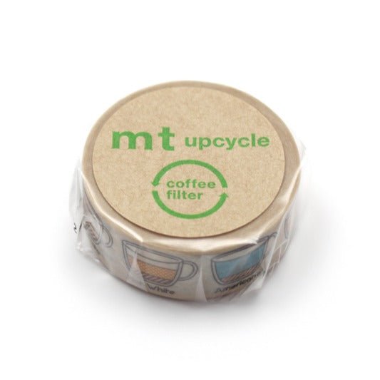 Washi Tape Upcycle - 15 mm - Espresso coffee guide - 2 - MT masking tape - Tidformera