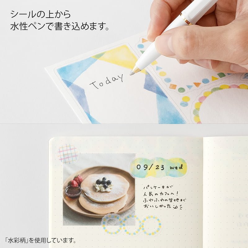 Yuru Log Sticker 2 ark - Cat - 5 - Midori - Tidformera