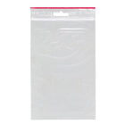 Zip - påse 120 x 180 mm - 100-pack från Grippie. En transparent plastpåse - Tidformera
