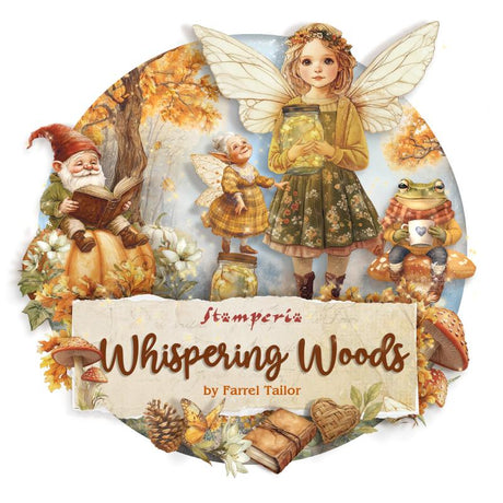 Serien Whispering Woods från Stamperia - Tidformera