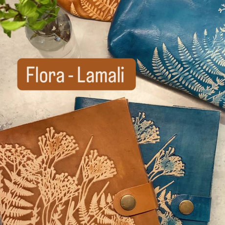 Video - Notebook och pennfodral Flora från Lamali - Tidformera