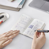 018 Editor's Series 1/2 Year Notebook Grid Black B6 Slim - 2 - Stálogy - Tidformera