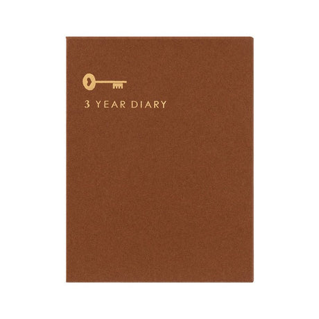 3 year diary Gate - Mini - Blue - Purple - 9 - Midori - Tidformera