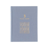 3 year diary Gate - Mini - Blue - Purple - 4 - Midori - Tidformera