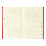 5 year diary Gate - Red - 6 - Midori - Tidformera