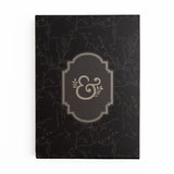 Dotted Notebook - Black dot grid - B6 - Wolf in the Night