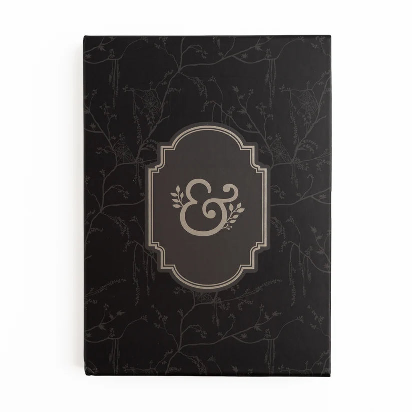 Dotted Notebook - Black dot grid - A5 - Apothecary Shelf