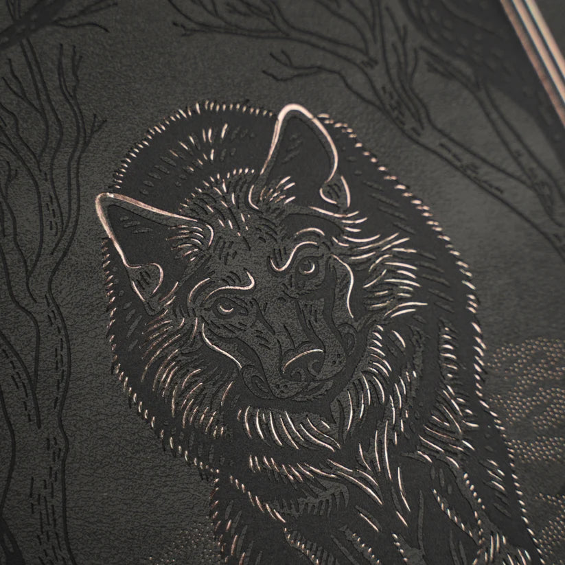 Dotted Notebook - B5 - Wolf in the Night