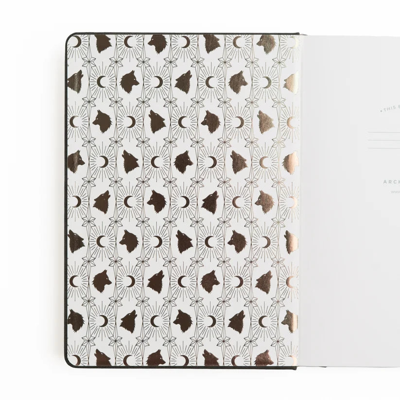 Dotted Notebook - B5 - Wolf in the Night