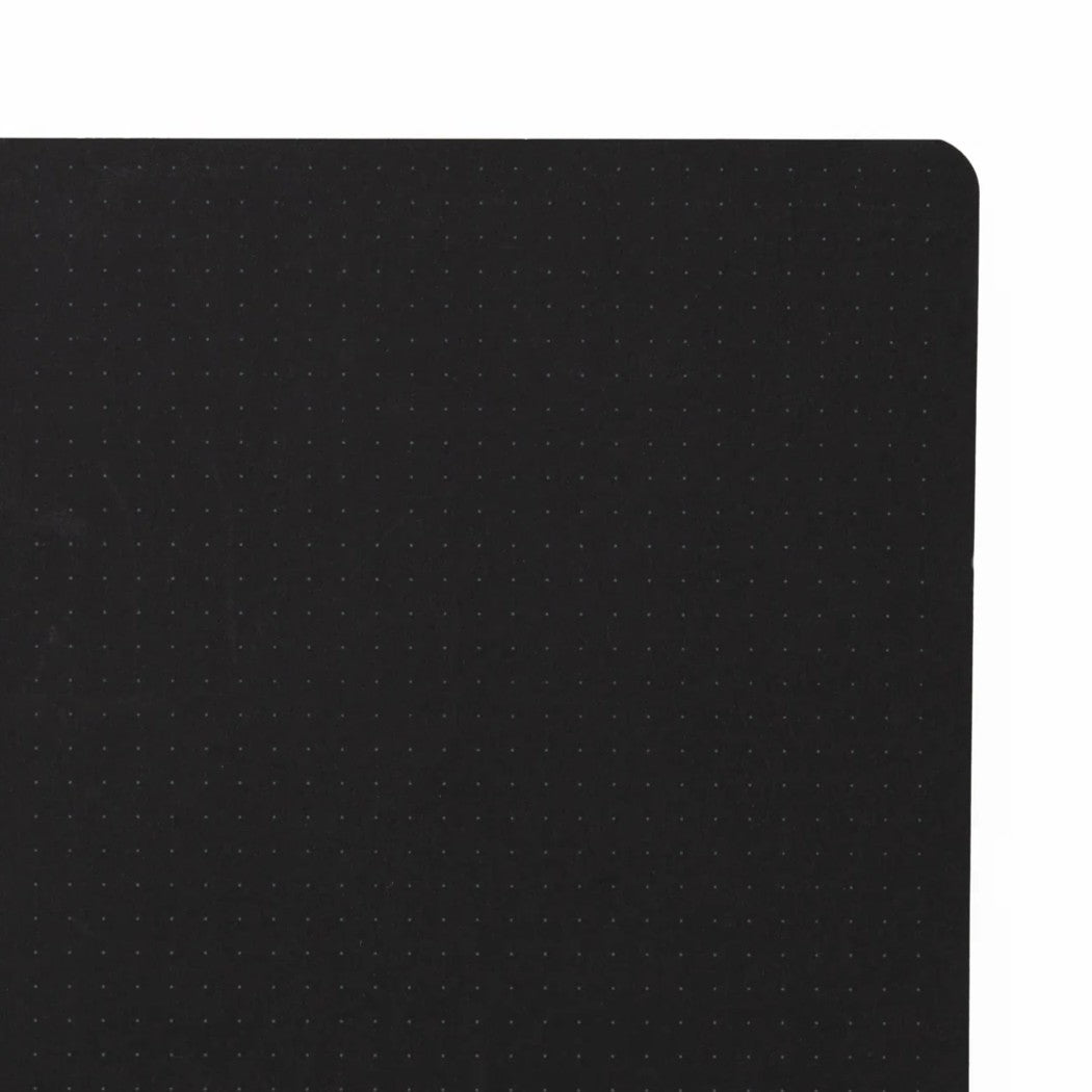 Dotted Notebook - Black dot grid - A5 - Apothecary Shelf