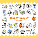 Stickers Happy Snappy - Yellow - 2