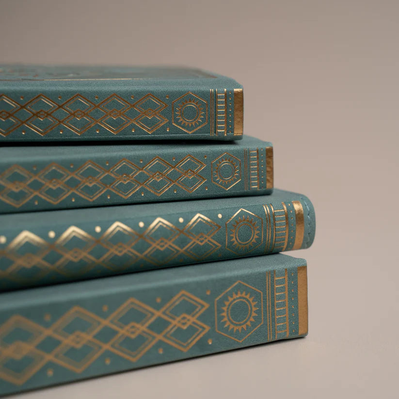 Dotted Notebook - Letter Size - Keeper of the Bees in Soft Teal