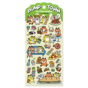 Stickers Pump Town - Gluttonous Trio - 1