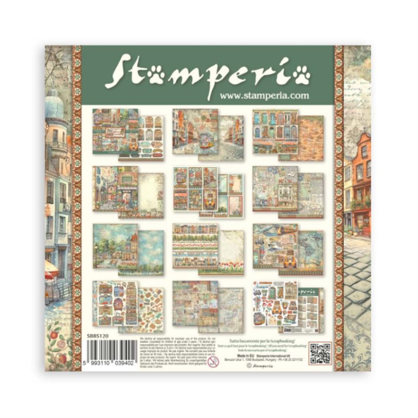 Scrapbooking Paper - Double-Sided - Art of Traveling