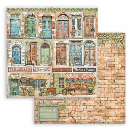 Scrapbooking Paper - Double-Sided - Art of Traveling