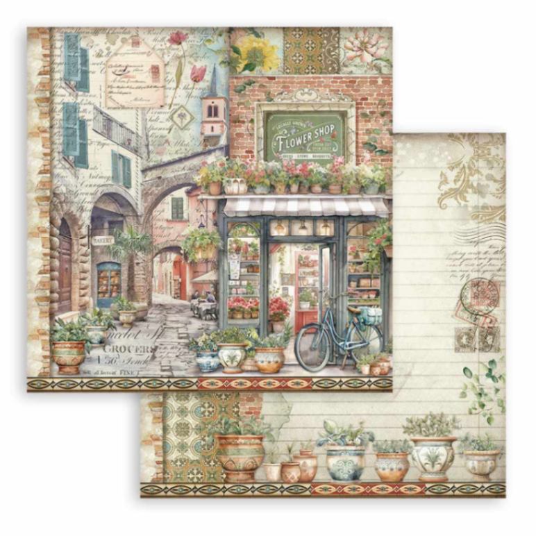 Scrapbooking Paper - Double-Sided - Art of Traveling